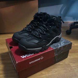 Wolverine Men's Wilderness Boot Soft Toe Black Suede TPU W080006 Size 11 NWT